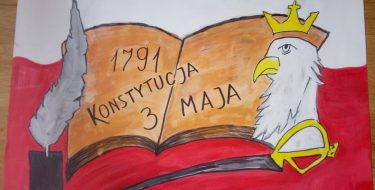 Rocznica Konstytucji 3-Maja w pracach uczniów klasy czwartej