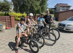 Kameralny rajd po Mogielnicy na koniec  rowerowego sezonu.