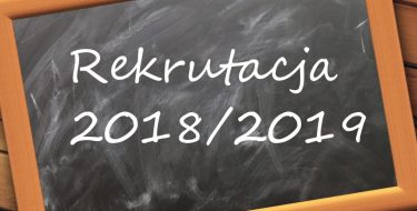 Zapisy dzieci do klasy pierwszej na rok szkolny 2018/2019